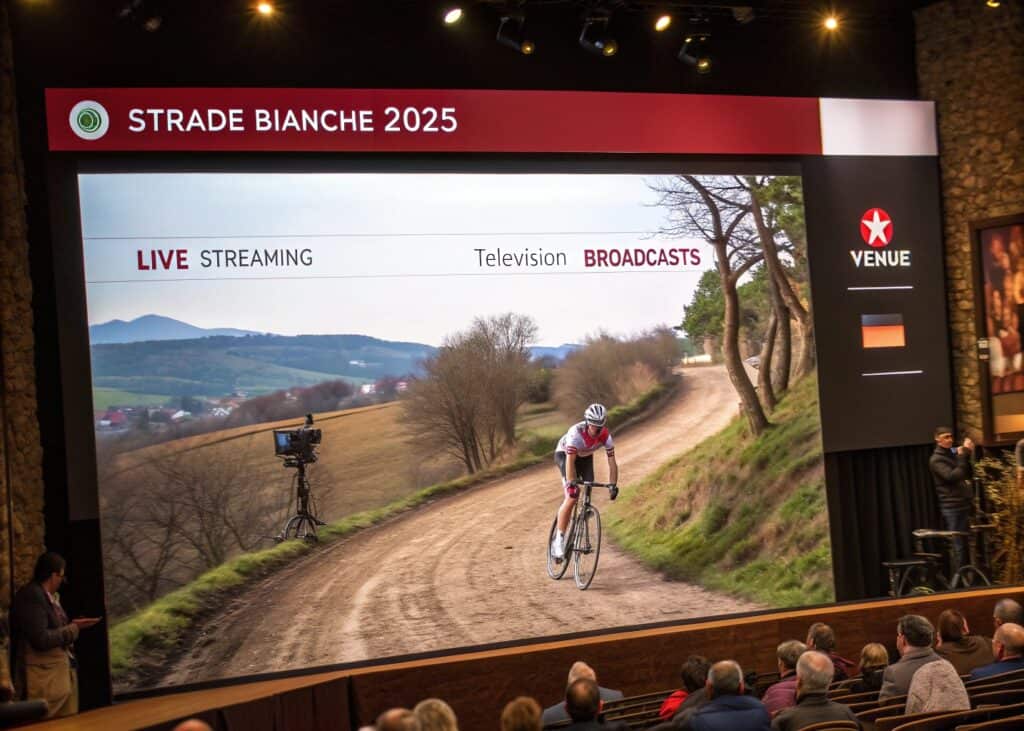 donde ver la strade bianche 2025