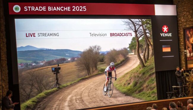 donde ver la strade bianche 2025