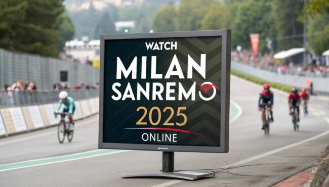 donde ver online la milan sanremo 2025