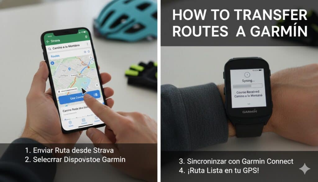 Cómo Pasar Rutas de Strava a Garmin