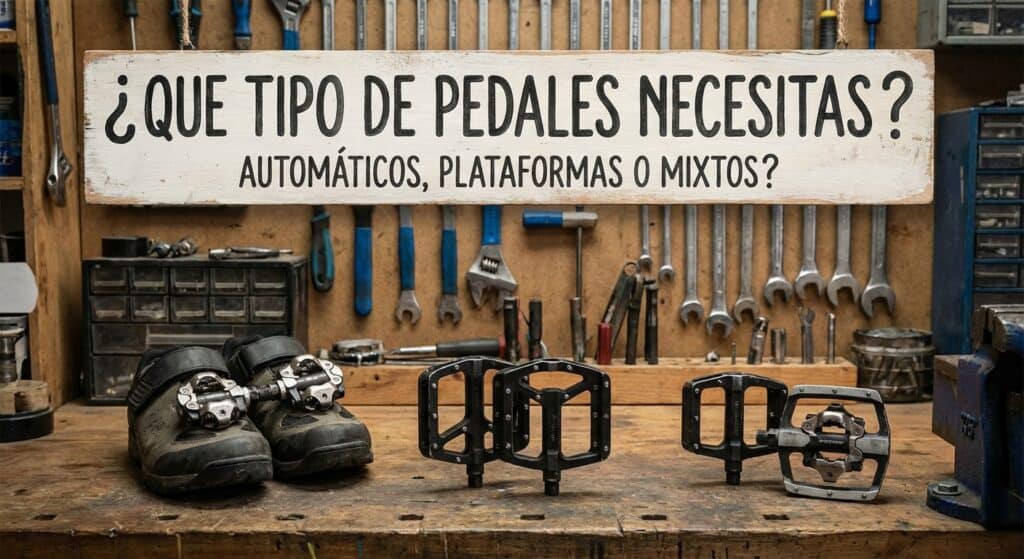 Que tipo de pedales necesitas ¿Automáticos, plataformas o mixtos?