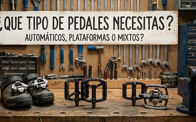 Que tipo de pedales necesitas ¿Automáticos, plataformas o mixtos?