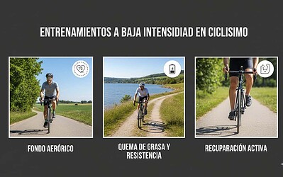Entrenamientos a baja intensidad en ciclismo