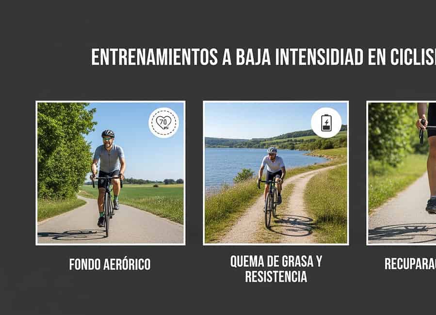 Entrenamientos a baja intensidad en ciclismo