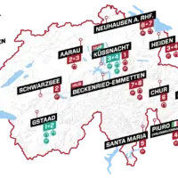 Recorrido Tour de Suiza 2025