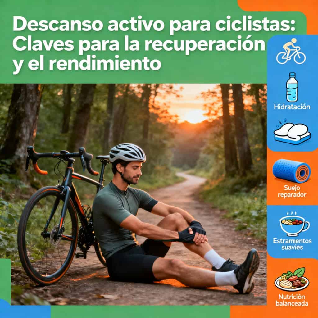 Descanso activo para ciclistas