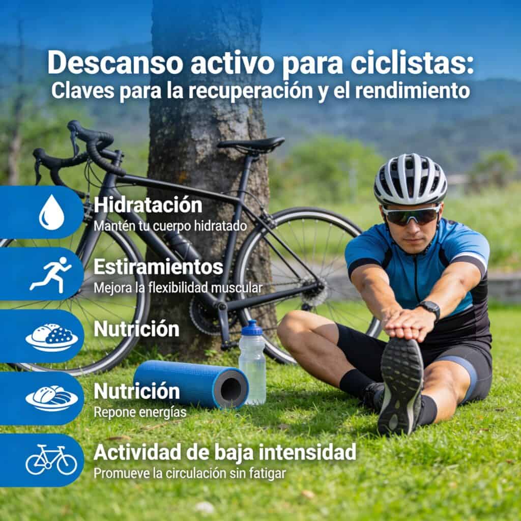 Descanso activo para ciclistas
