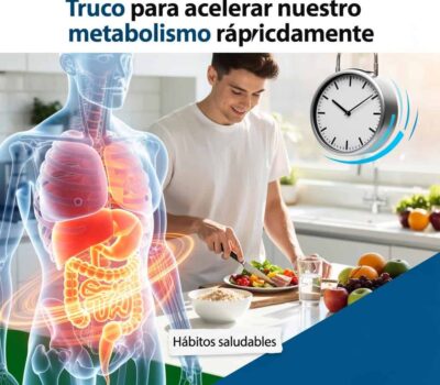 Truco para acelerar nuestro metabolismo rápidamente