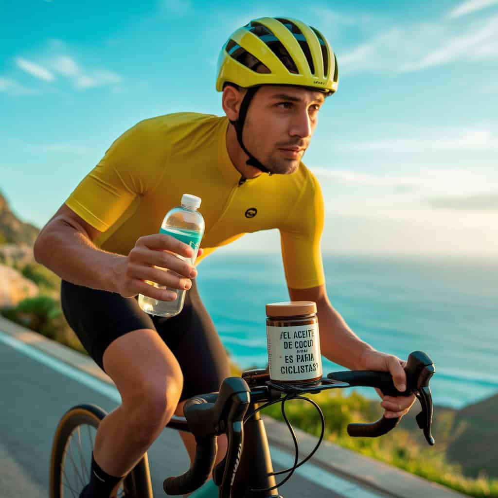El aceite de coco es bueno para ciclistas