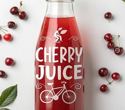 la bebida de moda en el ciclismo zumo de cereza