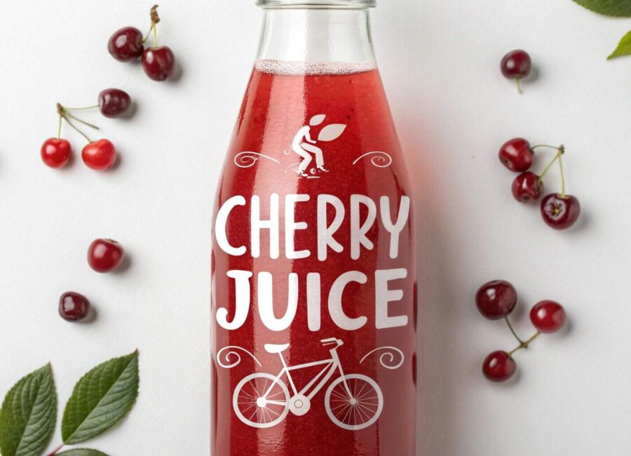 la bebida de moda en el ciclismo zumo de cereza