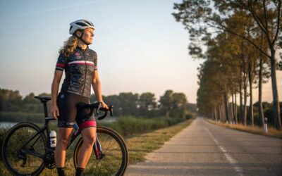 mujer ciclista