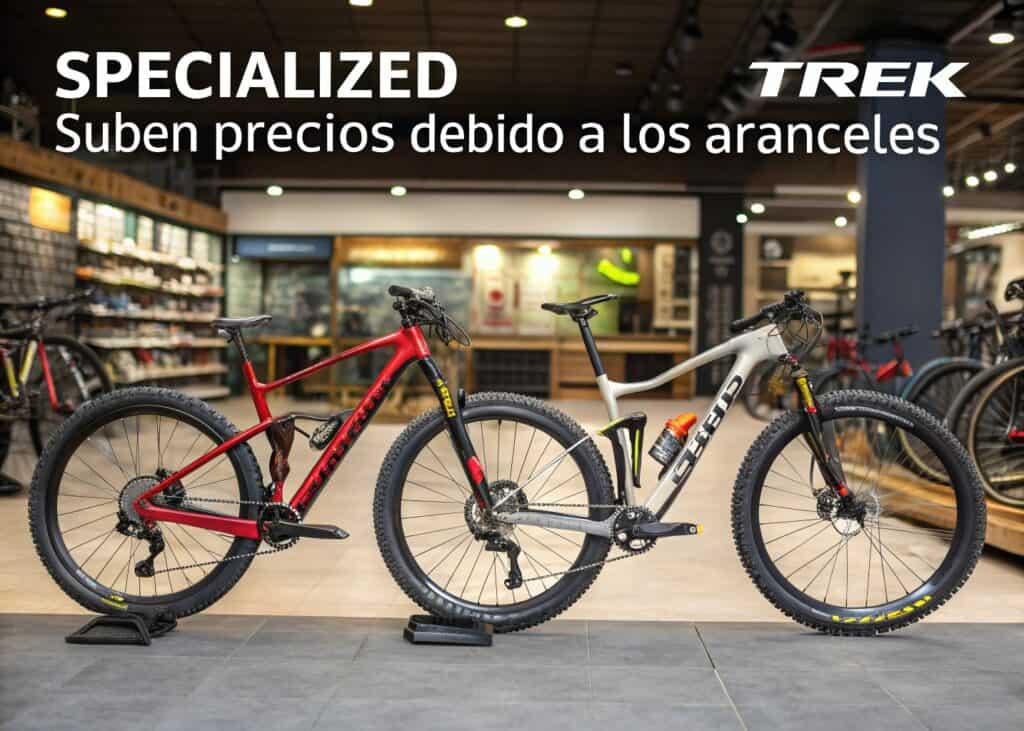 Specialized y Trek suben precios debido a los aranceles