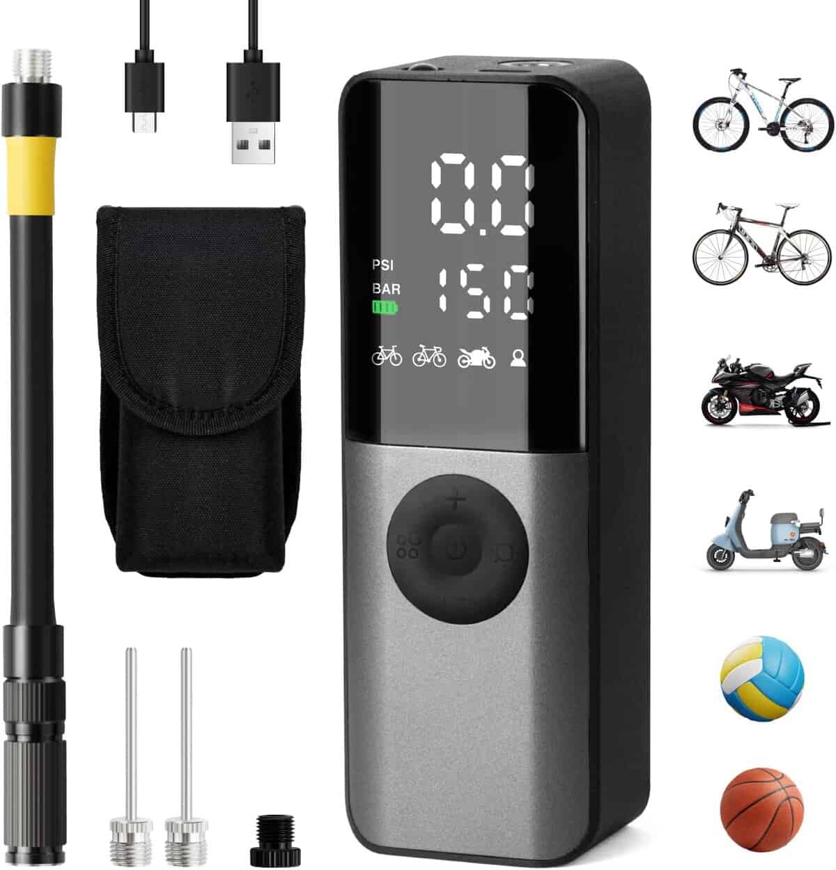 GPUTEK Mini Bomba Eléctrica 150 PSI