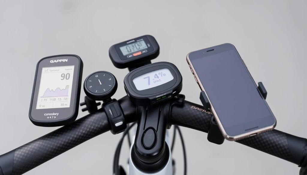Accesorios tecnológicos para ciclismo como GPS y sensores Accesorios tecnológicos para ciclismo como GPS y sensores