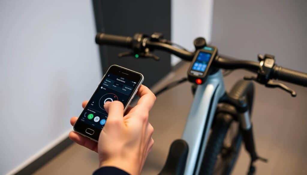 Actualización del firmware de una bicicleta eléctrica mediante aplicación móvil