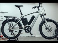 Bicicleta eléctrica limpia y bien mantenida para ilustrar el correcto mantenimiento de bicicleta eléctrica