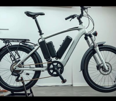 Bicicleta eléctrica limpia y bien mantenida para ilustrar el correcto mantenimiento de bicicleta eléctrica