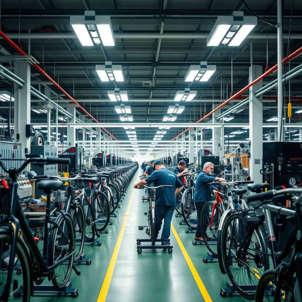 Fábrica de bicicletas española mostrando la producción nacional de marcas de bicicletas en España