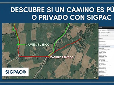 Descubre si un camino es público o privado con SIGPAC