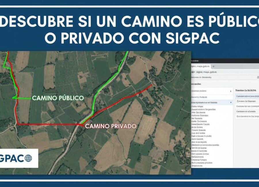 Descubre si un camino es público o privado con SIGPAC