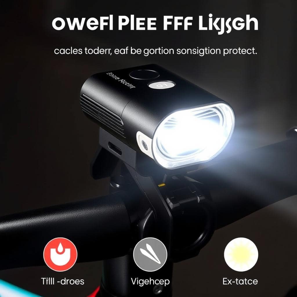 Luz delantera potente para bicicleta Luz delantera potente para bicicleta