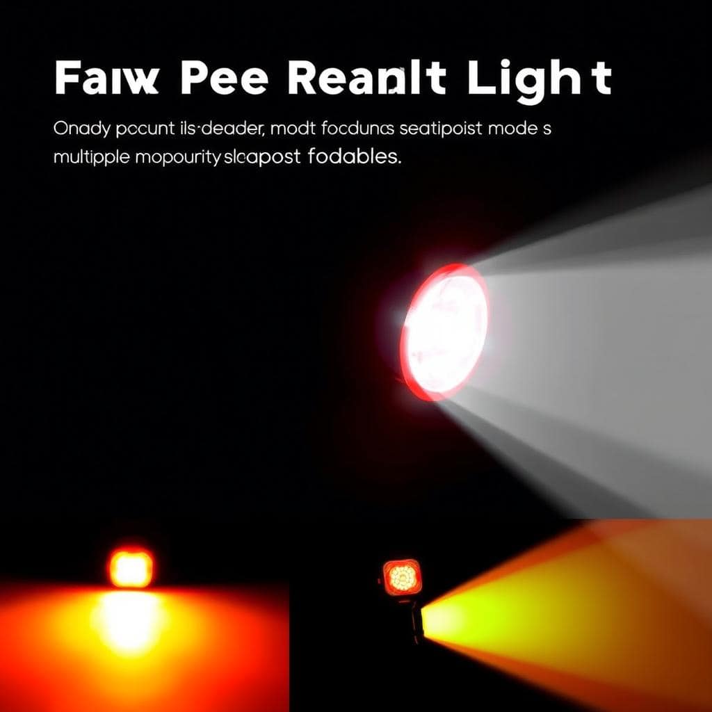 Luz trasera para bicicleta con modos intermitentes Luz trasera para bicicleta con modos intermitentes