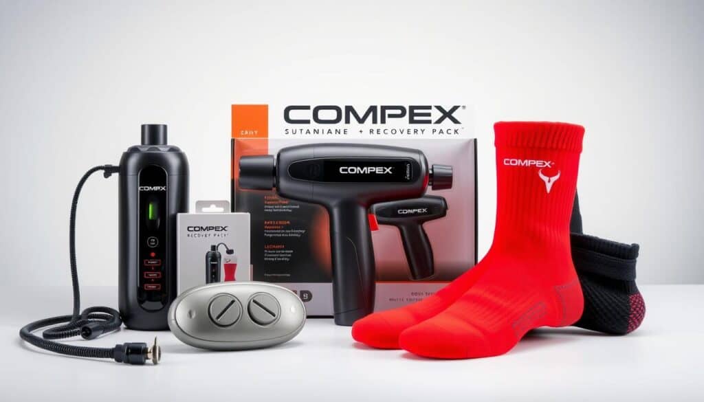 Pack COMPEX de Recuperación con electroestimulador y accesorios