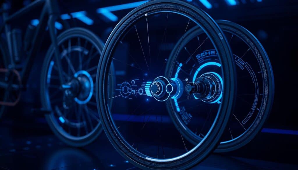 Ruedas de carbono para bicicletas con tecnología de bujes inteligentes
