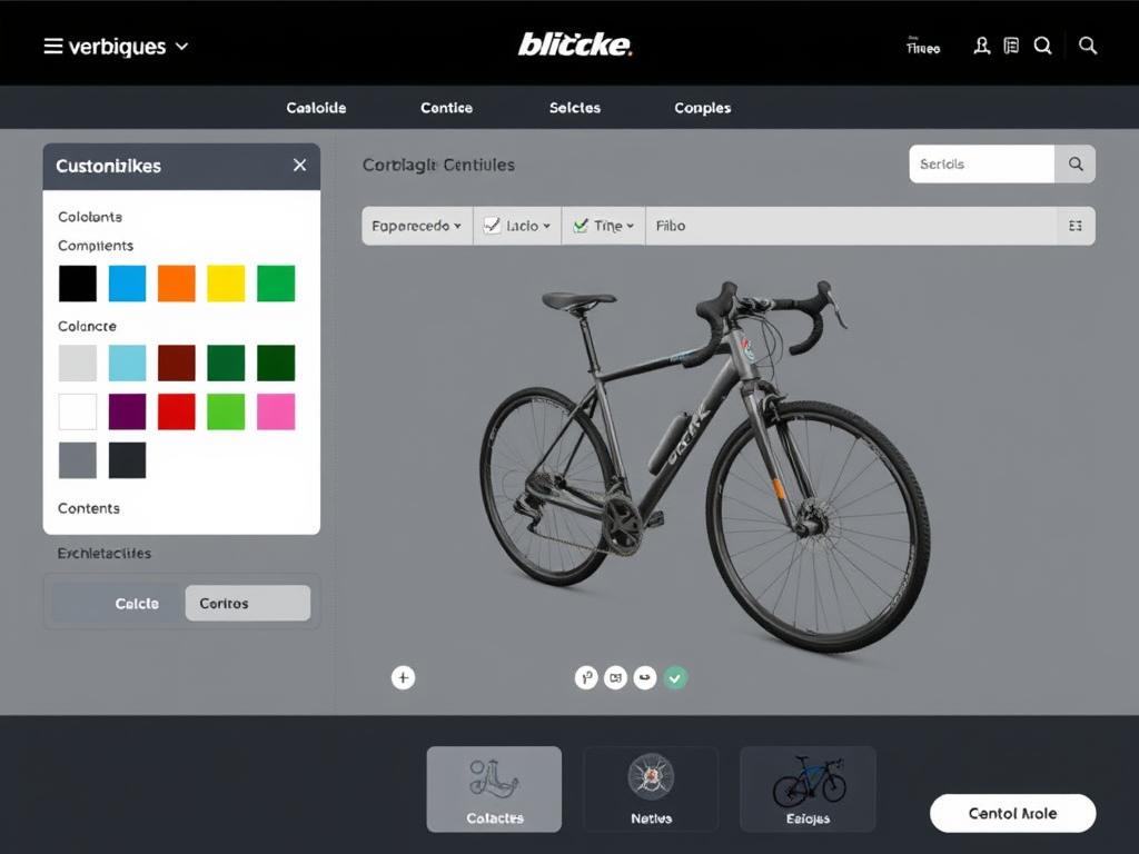 Sistema de personalización online de una de las marcas de bicicletas en España