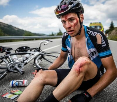 Como se debe curar a un ciclista después de una caída en bicicleta