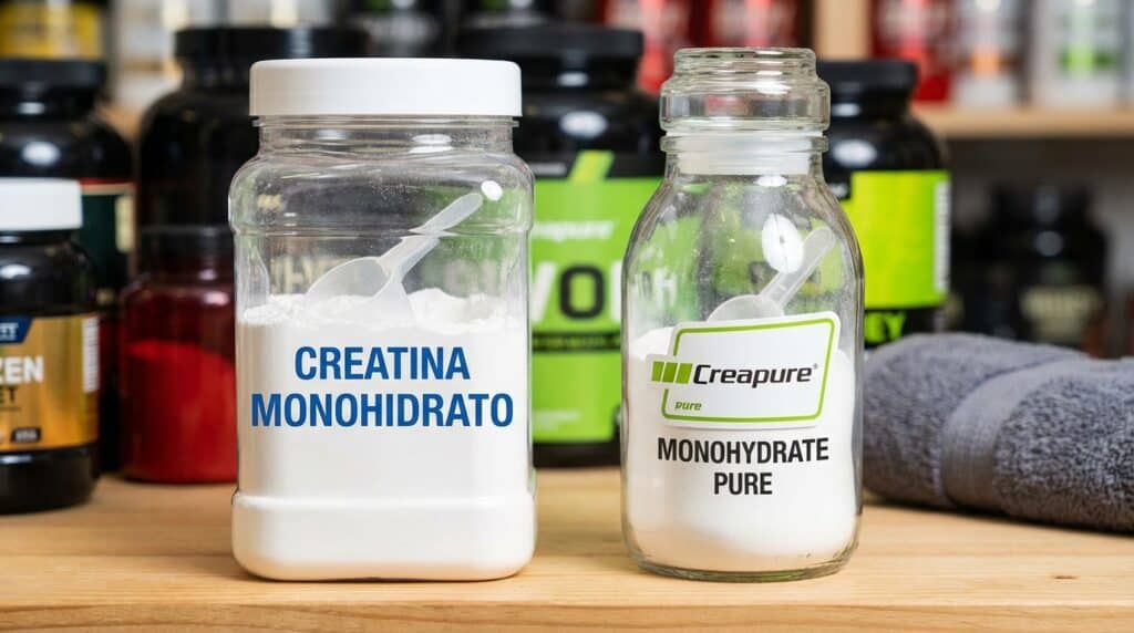 Creatina Monohidrato y Creapure