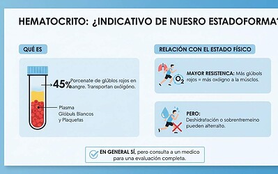 Hematocrito: ¿Indicativo de nuestro estado de forma?