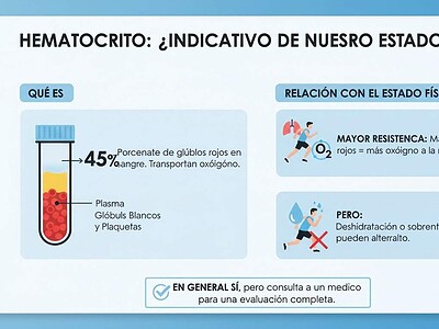Hematocrito: ¿Indicativo de nuestro estado de forma?