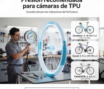 Cuánta presión se debe meter a las cámaras de TPU