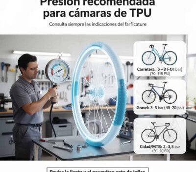 Cuánta presión se debe meter a las cámaras de TPU