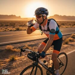 Entrenamientos con calor en ciclismo