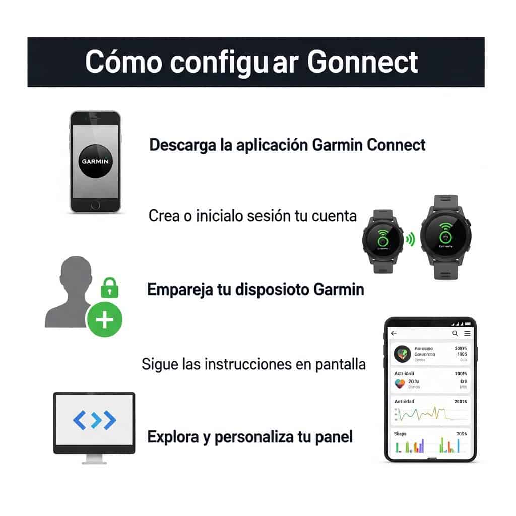 Cómo configurar Garmin Connect