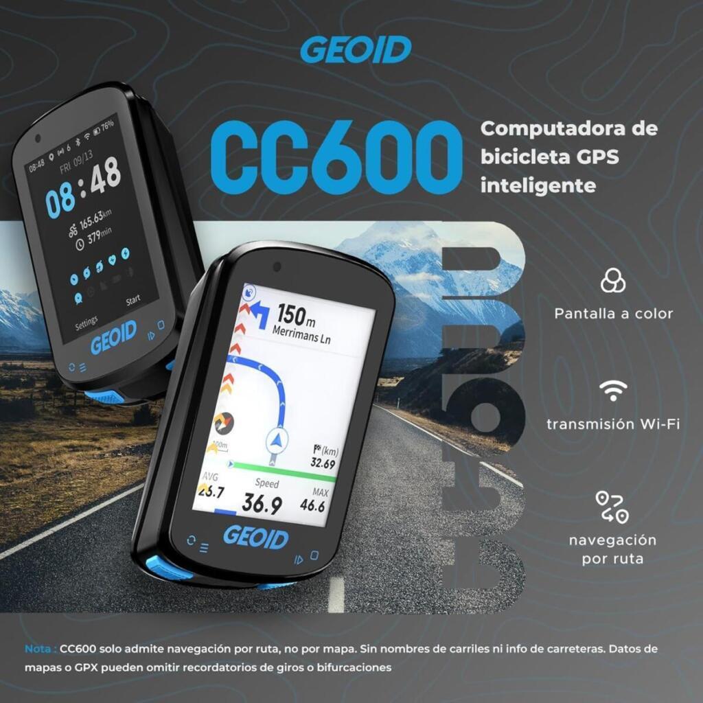 GPS Geoid CC600 Ciclocomputador