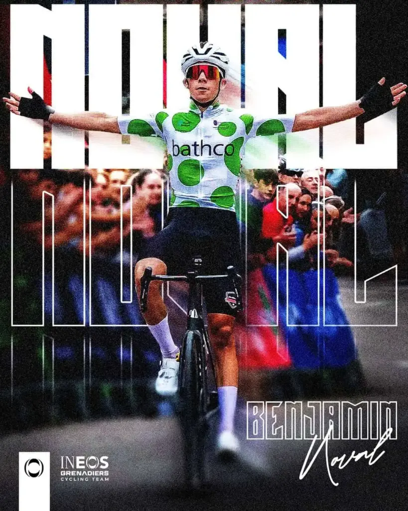 Benjamín Noval una nueva promesa de ciclismo en España