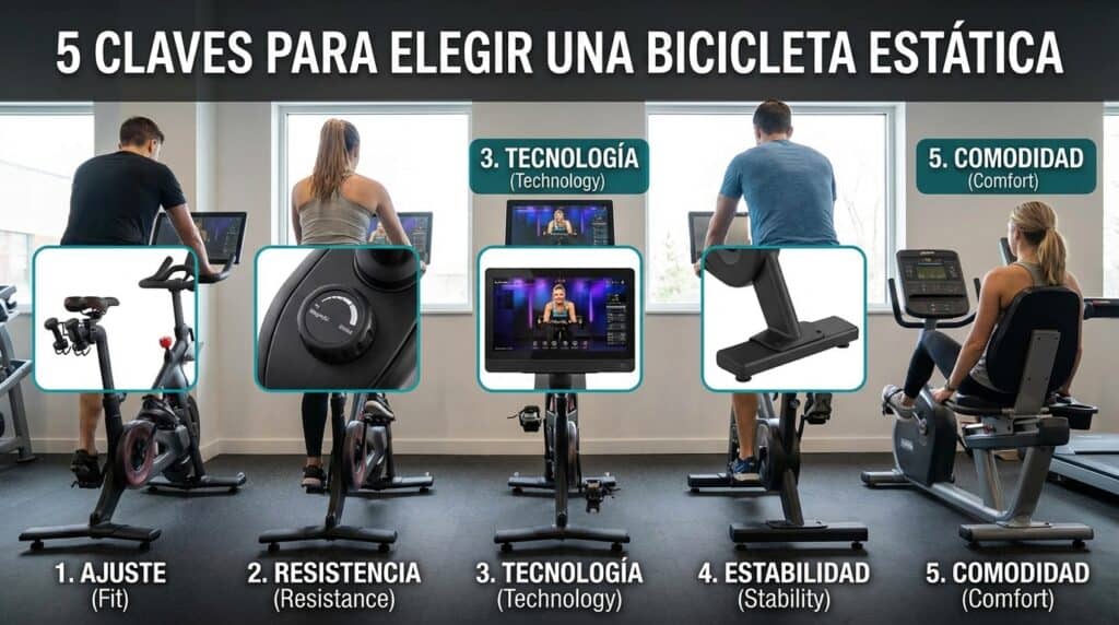 Claves para elegir una bicicleta estática