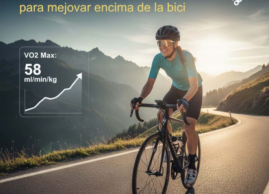 Calcule tu VO2 Max para ciclismo, prueba de esfuerzo, rendimiento ciclista, entrenamiento, salud y condición física.
