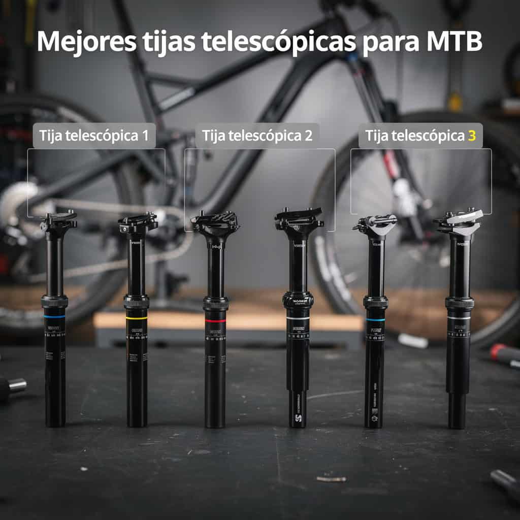 Mejores tijas telescópicas del sillín para MTB