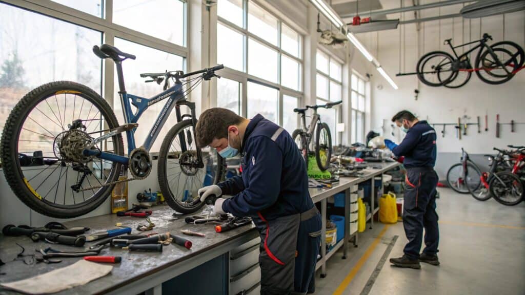 Crisis de mecánicos de bicicletas iniciativa de Shimano