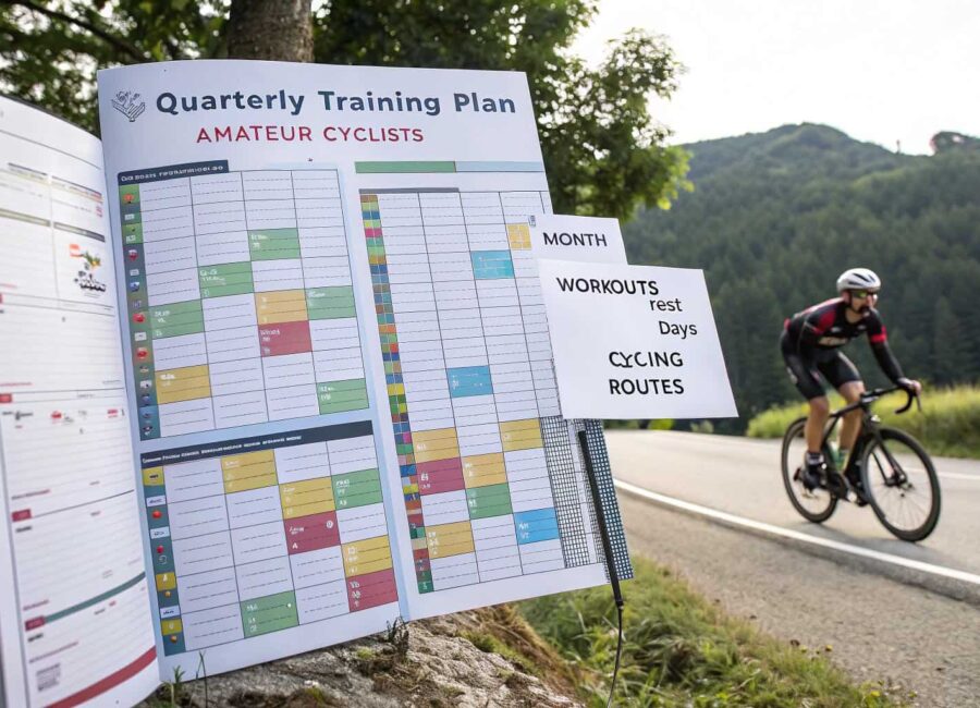 Plan trimestral de entrenamiento para ciclistas amateur