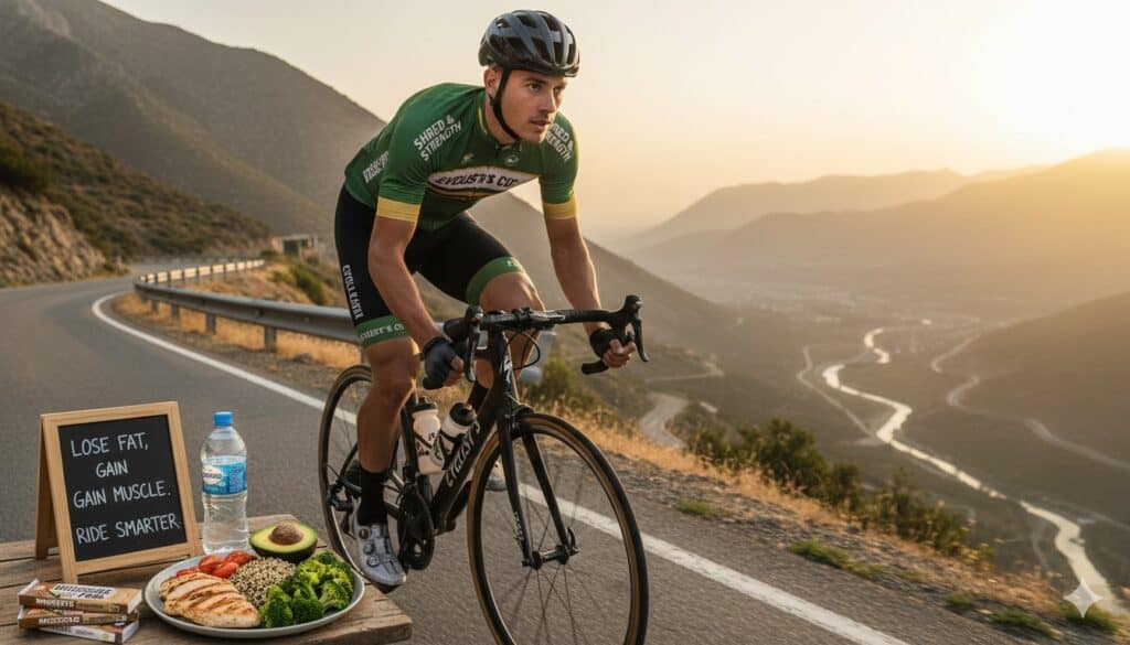 Cómo perder grasa para ganar músculo si eres ciclista