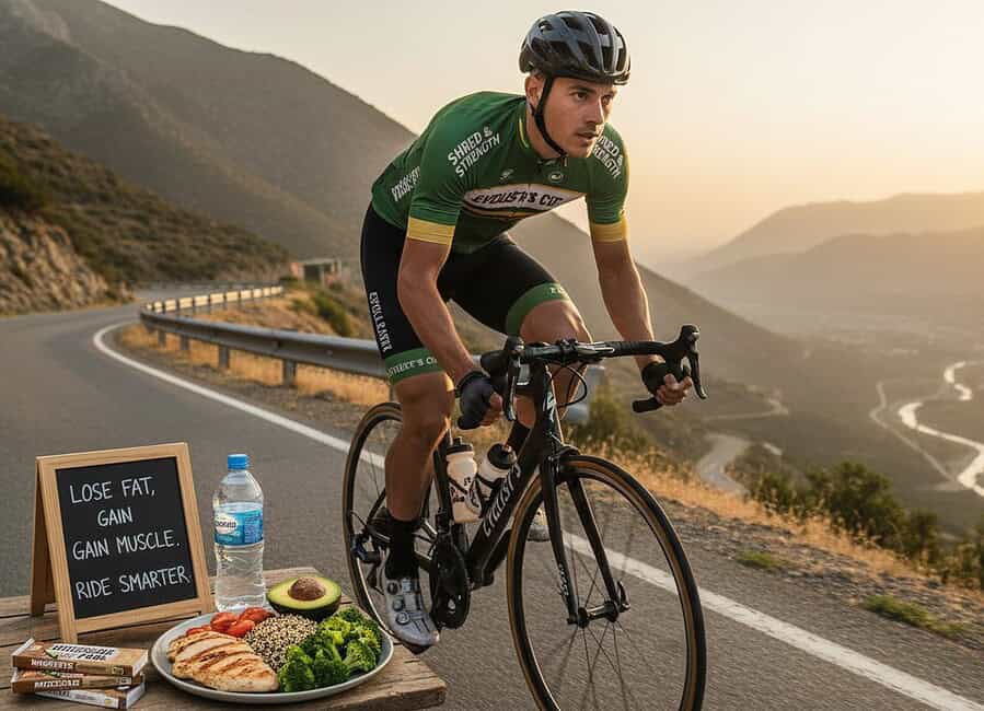 Cómo perder grasa para ganar músculo si eres ciclista