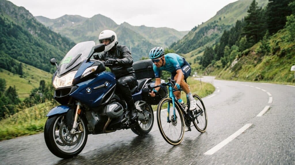 Entrenar tras moto si eres ciclista