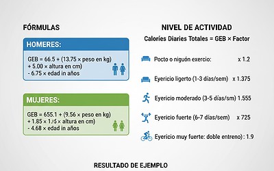 🧮 Calculadora de calorías Harris Benedict