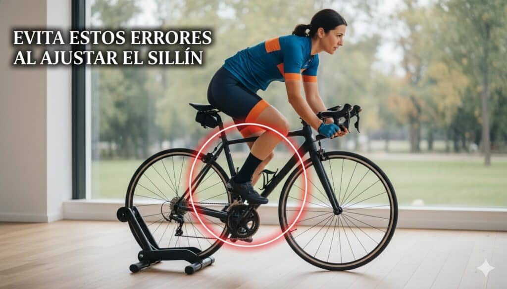 Evita estos errores al ajustar el sillín